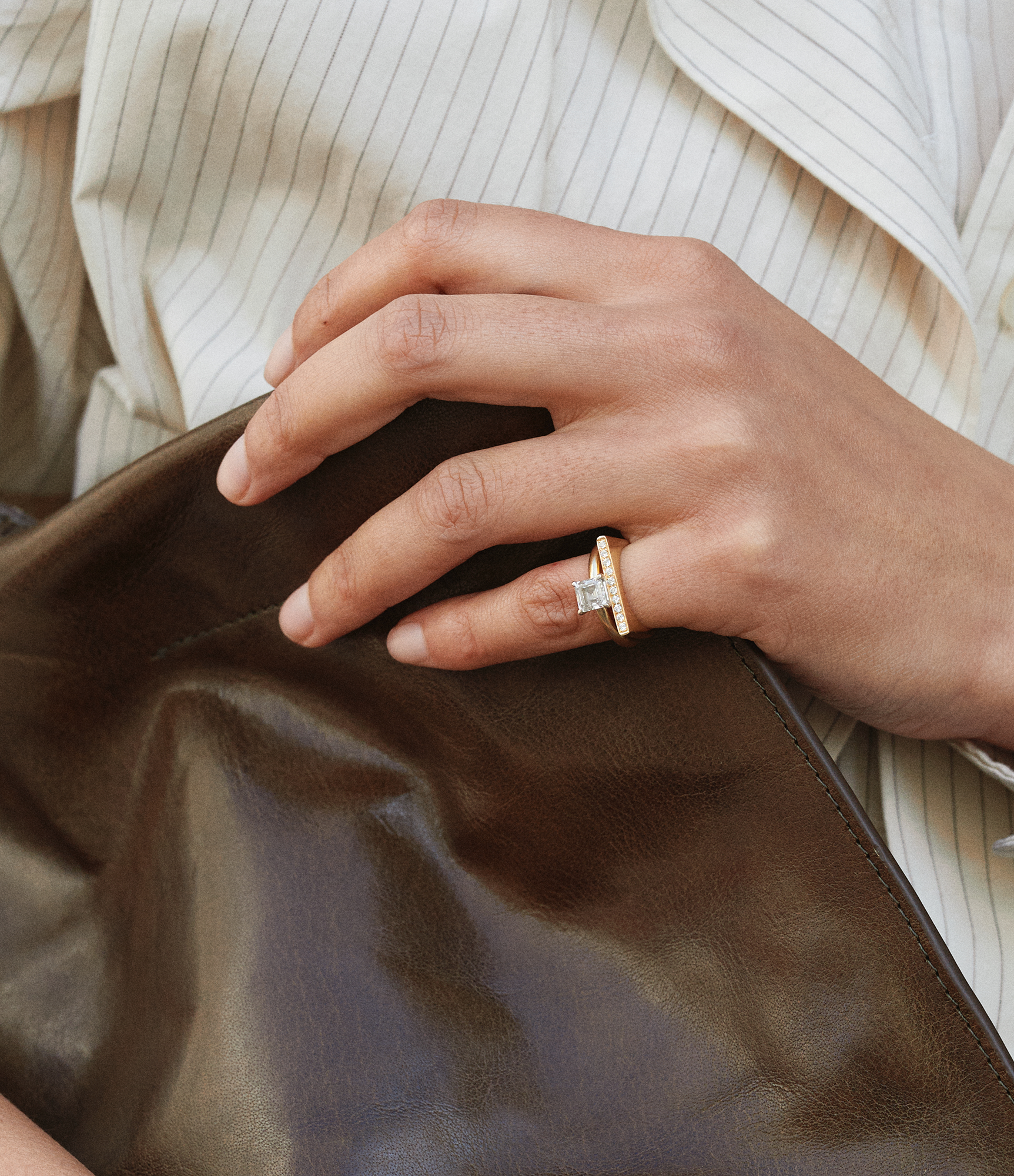 pasio ring Lab grown diamond