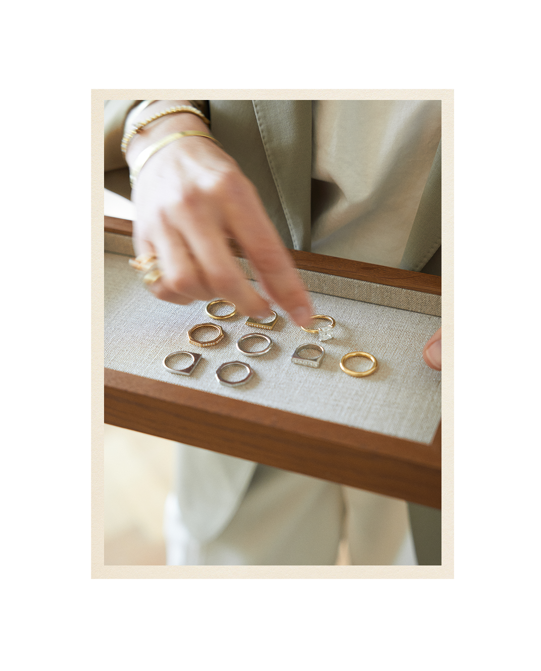 rings with Lab grown diamonds