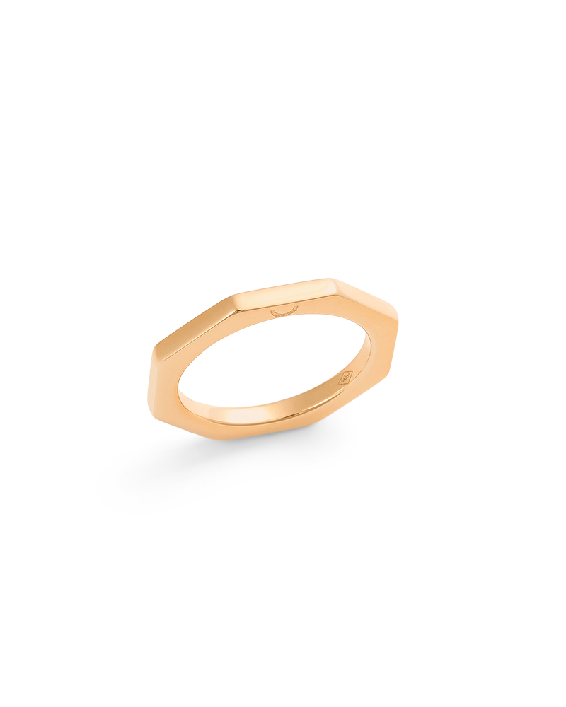 Oklateroringslimrosegoldstanding